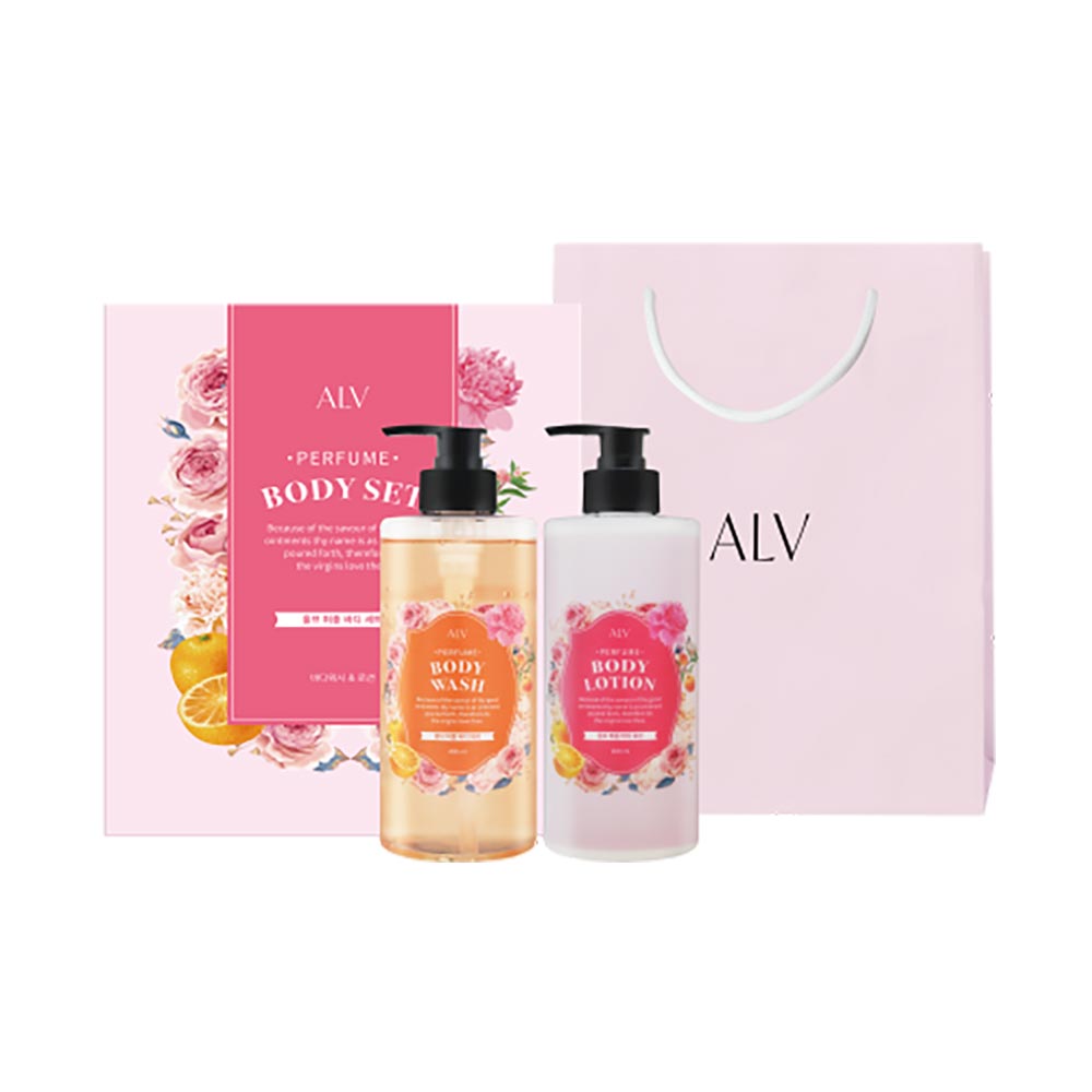 생활용품 - [롯데백화점 판매용] [올브] 퍼퓸 바디워시 + 퍼퓸 바디로션 400ml 2종세트