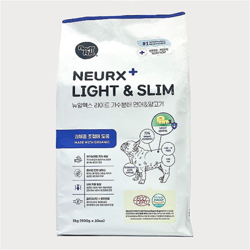뉴알엑스 뉴알엑스 독 라이트앤슬림 연어+양고기 5kg