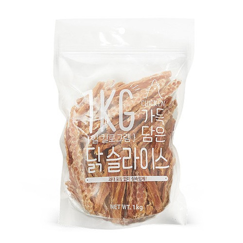 슈퍼츄 슈퍼츄 가득담은 닭가슴살 슬라이스 1kg