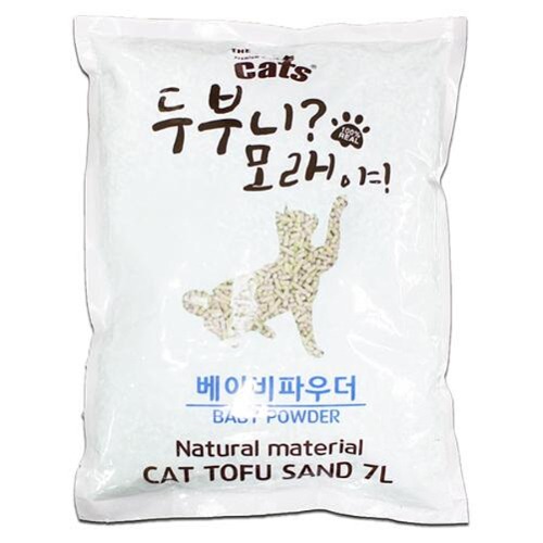더캣츠 [단독무료배송]더캣츠 두부니 모래야 베이비파우더향 7LX6개