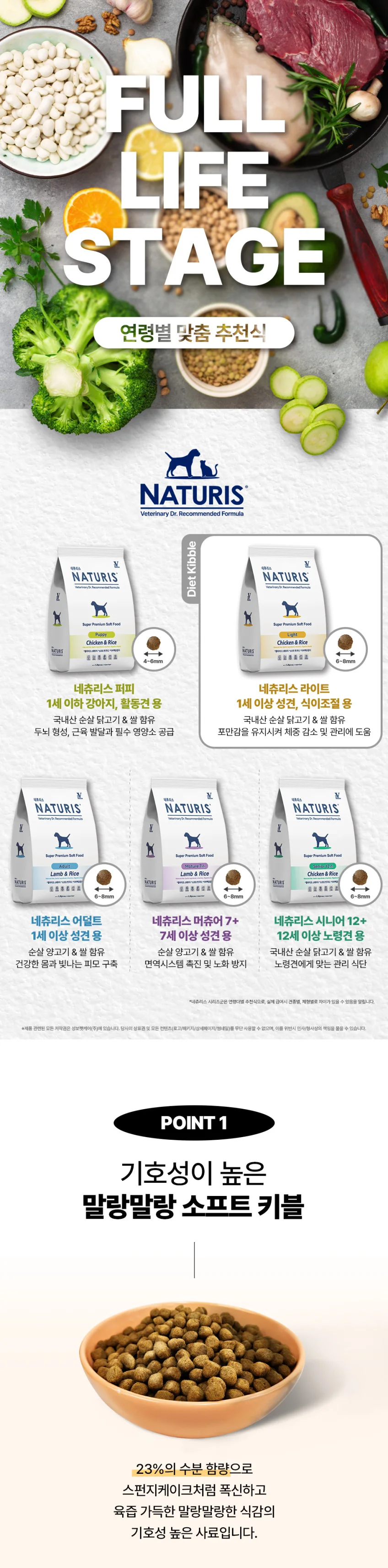 네츄리스 퍼피 소프트 사료 1.2kg 상세 이미지 2